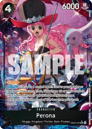 Perona (045) (Alternate Art) (EB03-045) - Extra Booster: One Piece Heroines Edition Foil