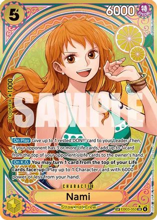 Nami (053) (SP) (EB03-053) - Extra Booster: One Piece Heroines Edition Foil