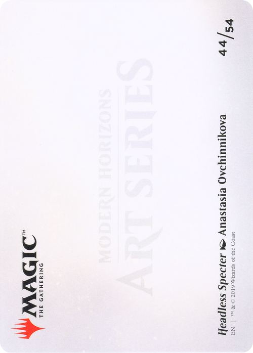 Headless Specter // Headless Specter (AMH1-044) - Modern Horizons Art Series (Borderless)
