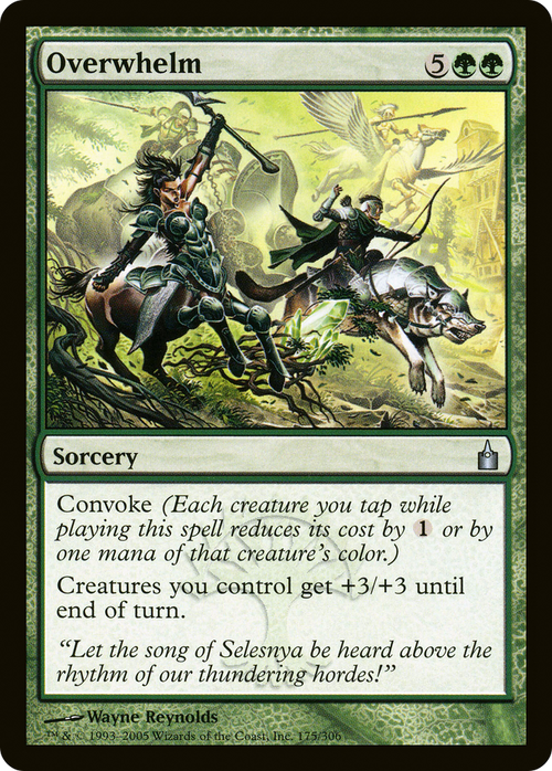 Overwhelm (RAV-175) - Ravnica: City of Guilds