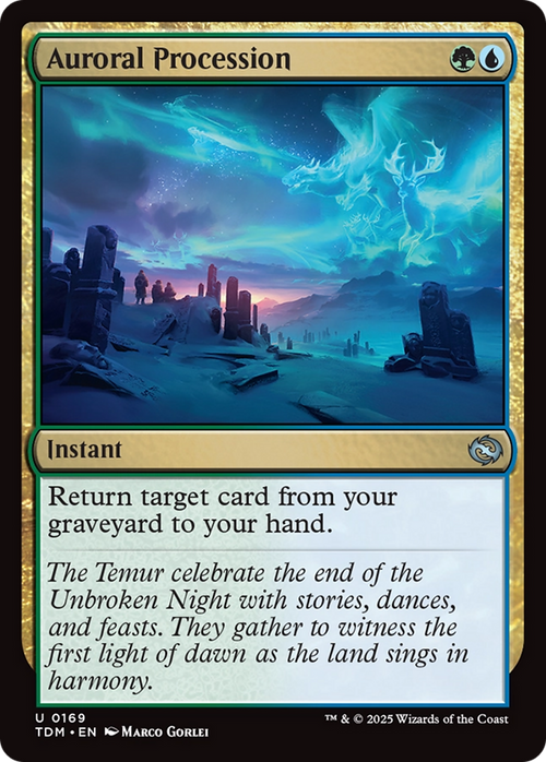 Auroral Procession (TDM-169) - Tarkir: Dragonstorm