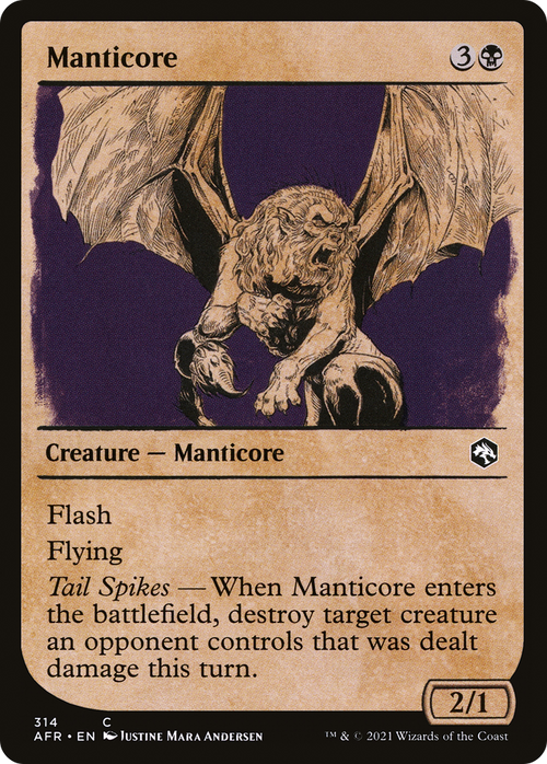 Manticore (Showcase) (AFR-314) - Adventures in the Forgotten Realms: (Showcase)