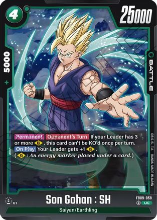 Son Gohan : SH - FB09-058 (FB09-058) - Dual Evolution