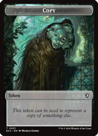 Copy // Elemental (0010) Double-Sided Token (ECC-1 // 10) - Commander: Lorwyn Eclipsed