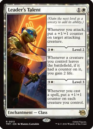 Leader's Talent (TMT-013) - Teenage Mutant Ninja Turtles