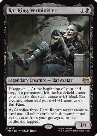 Rat King, Verminister (TMT-071) - Teenage Mutant Ninja Turtles