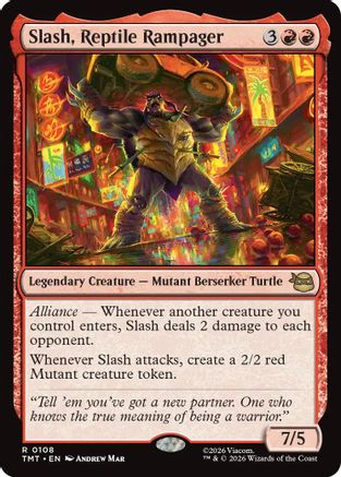 Slash, Reptile Rampager (TMT-108) - Teenage Mutant Ninja Turtles