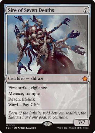 Sire of Seven Deaths (PPECL-001) - Promo Pack: Lorwyn Eclipsed