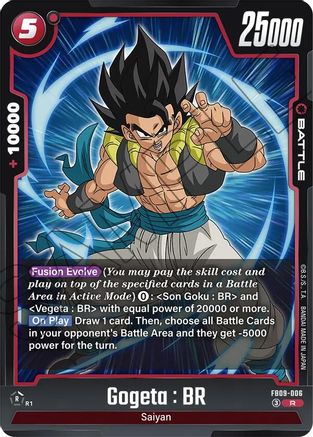 Gogeta : BR - FB09-006 (FB09-006) - Dual Evolution Holofoil