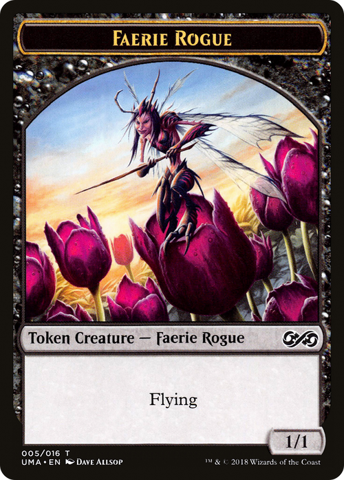 Faerie Rogue Token (UMA-005) - Ultimate Masters Tokens