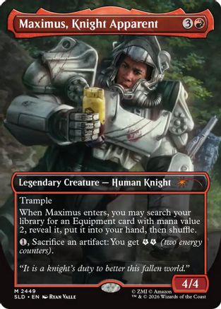 Maximus, Knight Apparent (SLD-2449) - Secret Lair Drop Series Foil