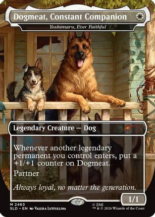 Dogmeat, Constant Companion - Yoshimaru, Ever Faithful (SLD-2463) - Secret Lair Drop Series Foil