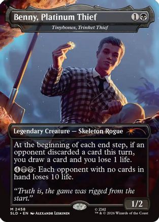 Benny, Platinum Thief - Tinybones, Trinket Thief (SLD-2458) - Secret Lair Drop Series