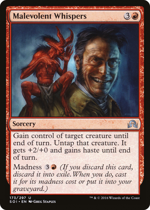 Malevolent Whispers (SOI-173) - Shadows over Innistrad