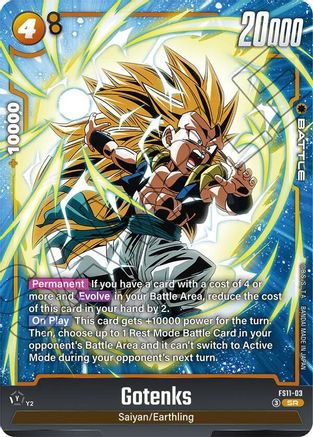 Gotenks - FS11-03 (FS11-03) - Starter Deck EX The Phase of Evolution Holofoil