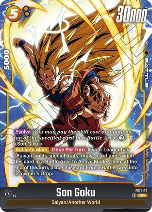 Son Goku - FS11-07 (FS11-07) - Starter Deck EX The Phase of Evolution Holofoil