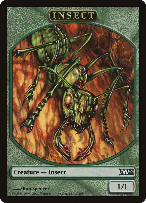 Insect Token (M10-006) - Magic 2010 Tokens