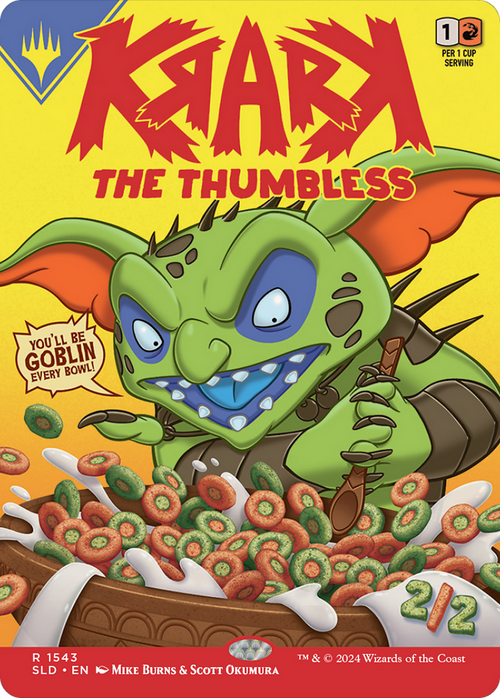 Krark, the Thumbless (SLD-1543) - Secret Lair Drop (Borderless) Foil