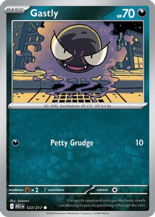 Gastly 123  ME Ascended Heroes - Common