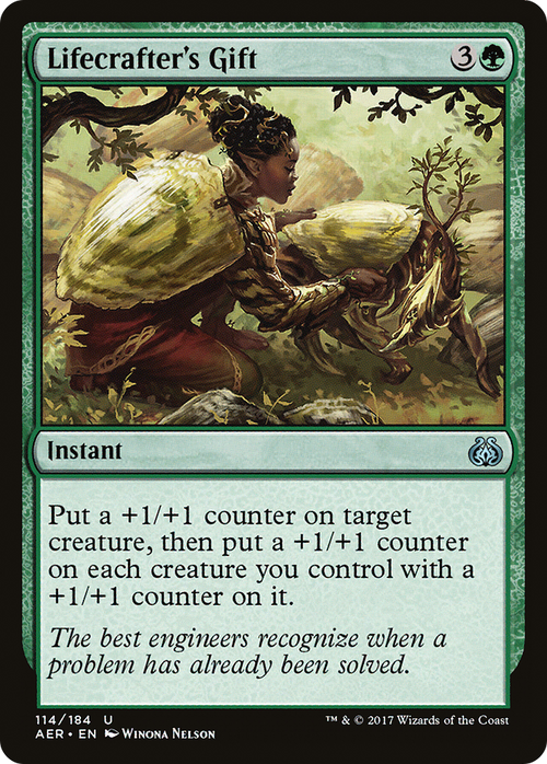 Lifecrafter's Gift (AER-114) - Aether Revolt Foil