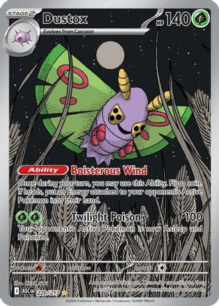 Dustox 220/217  - Holofoil ME Ascended Heroes - Illustration Rare