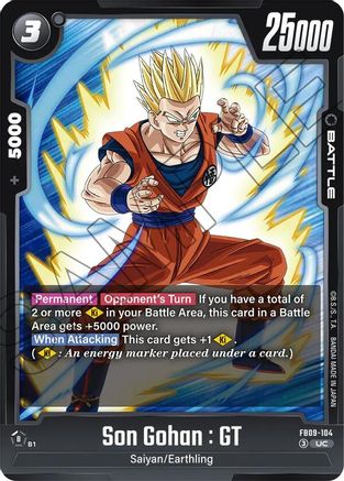 Son Gohan : GT - FB09-104 (FB09-104) - Dual Evolution