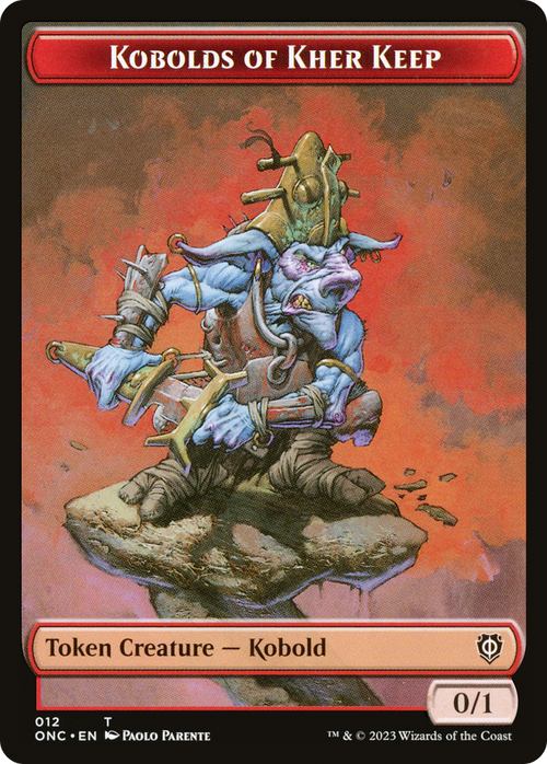Kobolds of Kher Keep (TONC-012) - Phyrexia: All Will Be One Commander Tokens