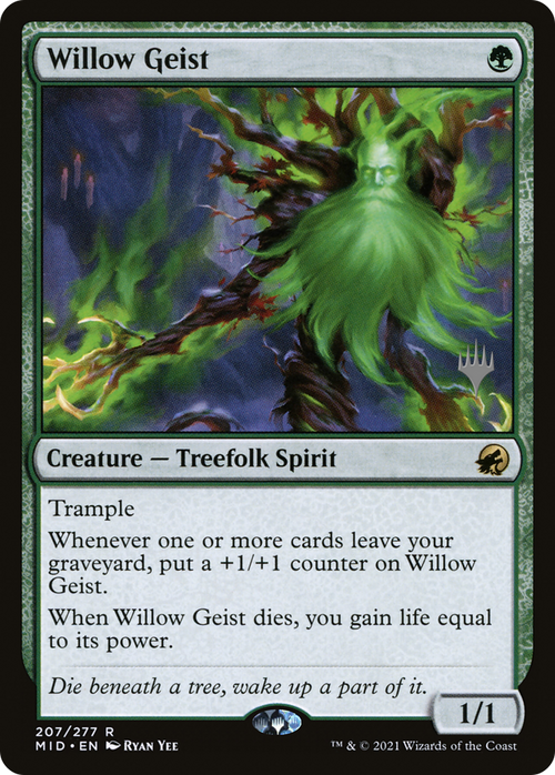 Willow Geist (PPMID-207P) - Innistrad: Midnight Hunt Promos Foil