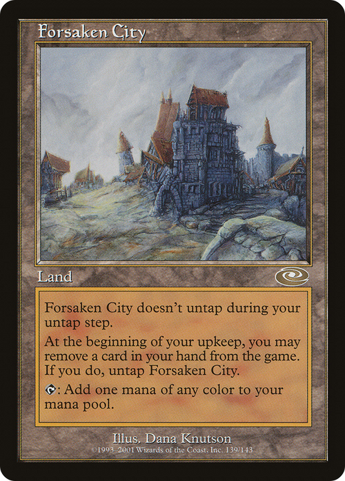 Forsaken City (PLS-139) - Planeshift Foil