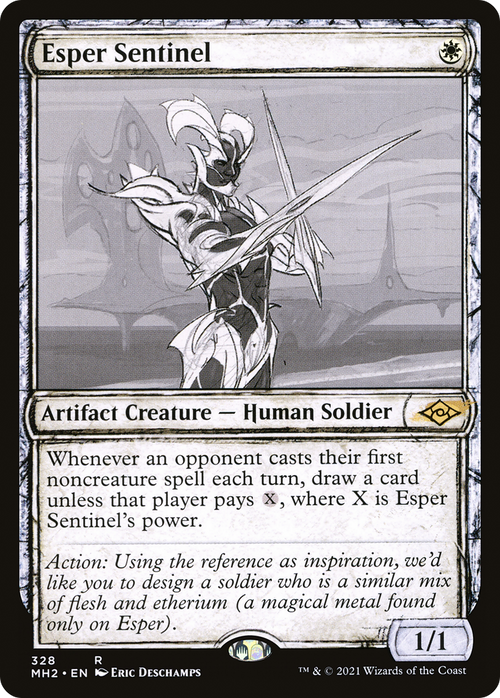 Esper Sentinel (Showcase) (MH2-328) - Modern Horizons 2: (Showcase)