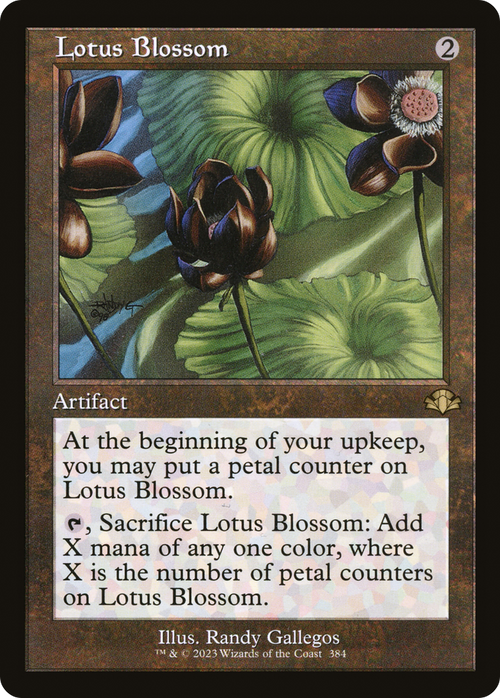 Lotus Blossom (Retro Frame) (DMR-384) - Dominaria Remastered Foil
