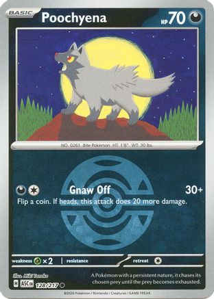 Poochyena (Dusk Ball) 128  - Reverse Holofoil ME Ascended Heroes - Common