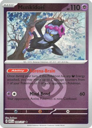 Munkidori (Energy Symbol Pattern) 099  - Reverse Holofoil ME Ascended Heroes - Rare
