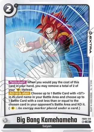 Big Bang Kamehameha (FB09-120) - Dual Evolution Holofoil