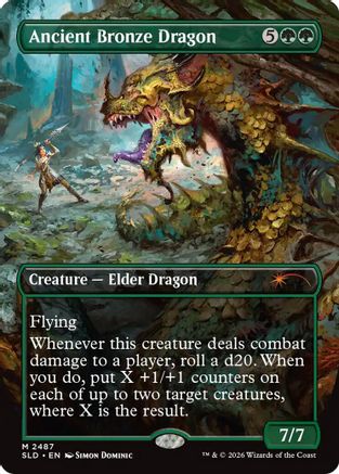 Ancient Bronze Dragon (SLD-2487) - Secret Lair Drop Series Foil