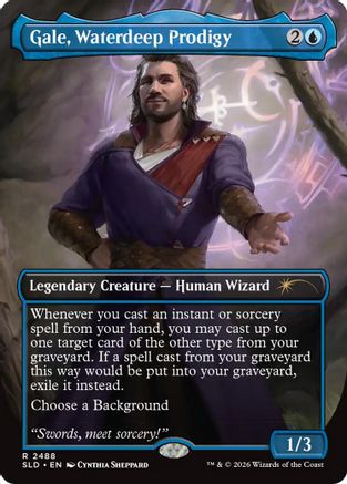 Gale, Waterdeep Prodigy (SLD-2488) - Secret Lair Drop Series