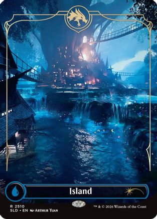 Island (2510) (SLD-2510) - Secret Lair Drop Series Foil