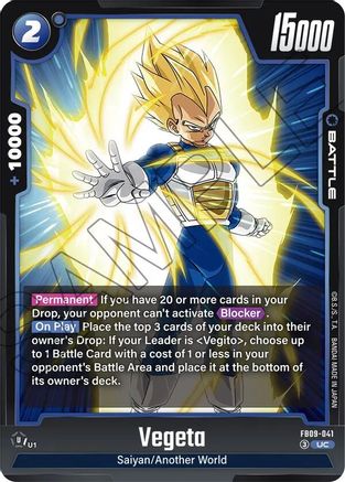 Vegeta - FB09-041 (FB09-041) - Dual Evolution