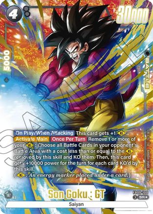 Son Goku : GT - FB09-100 (Alternate Art) (FB09-100) - Dual Evolution Holofoil