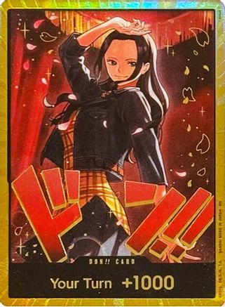 DON!! Card (Nico Robin) (Gold) - Extra Booster: One Piece Heroines Edition Foil