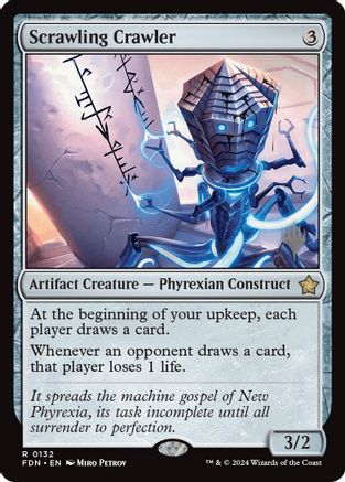 Scrawling Crawler (PPECL-132) - Promo Pack: Lorwyn Eclipsed Foil