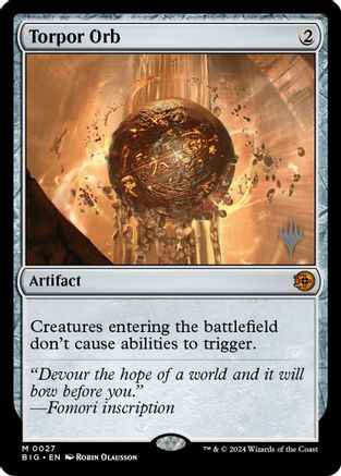 Torpor Orb (PPECL-027) - Promo Pack: Lorwyn Eclipsed Foil