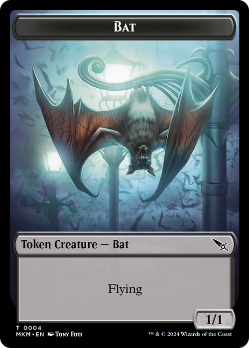 Bat (TMKM-004) - Murders at Karlov Manor Tokens