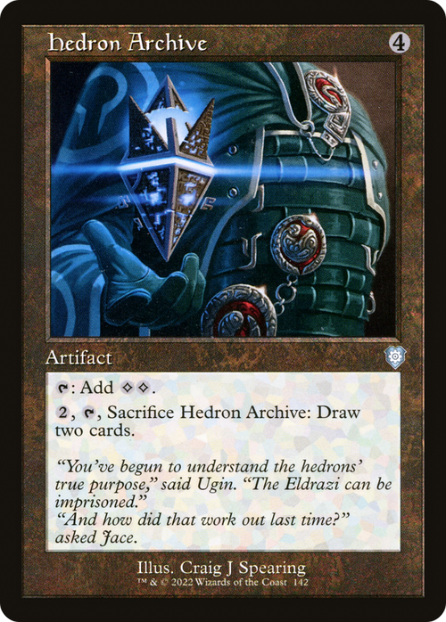Hedron Archive (Retro Frame) (BRC-142) - The Brothers' War Commander