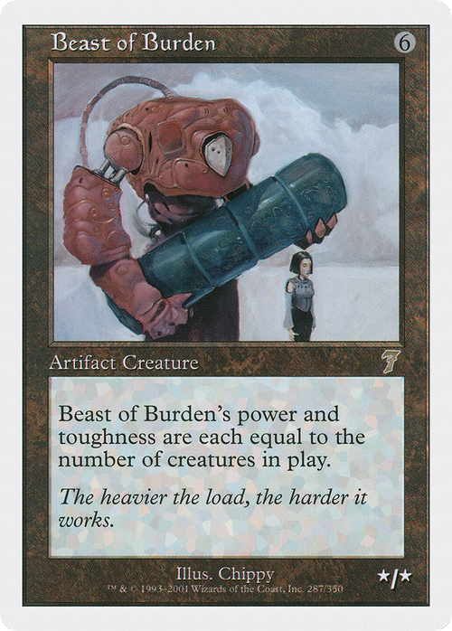 Beast of Burden (7ED-287) - 7th Edition Foil