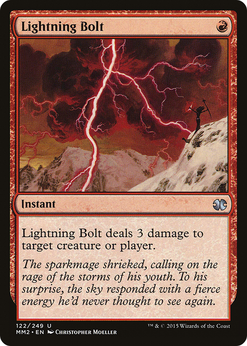 Lightning Bolt (MM2-122) - Modern Masters 2015