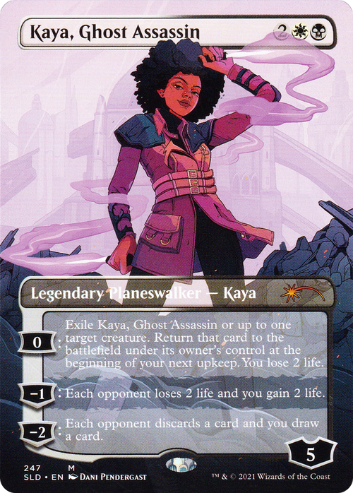 Kaya, Ghost Assassin (SLD-247) - Secret Lair Drop (Borderless)