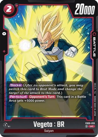 Vegeta : BR - FB09-019 (FB09-019) - Dual Evolution