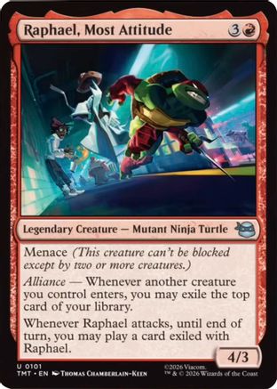 Raphael, Most Attitude (TMT-101) - Teenage Mutant Ninja Turtles