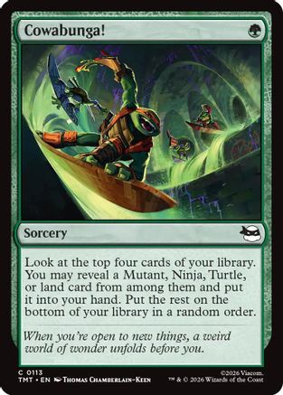 Cowabunga! (TMT-113) - Teenage Mutant Ninja Turtles